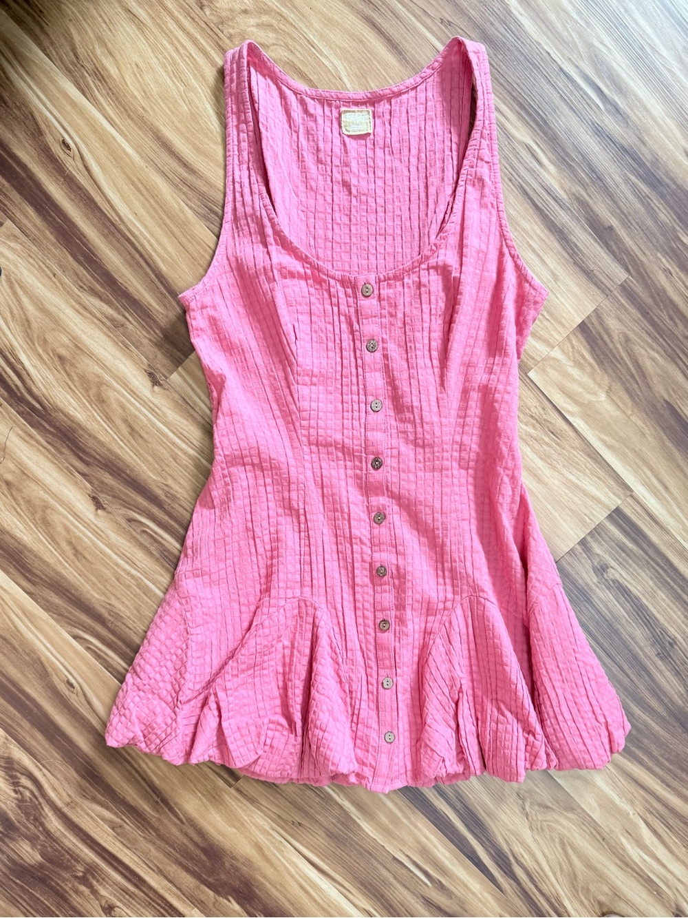 🌺 Free People Emilia Pink Balloon Hem Sundress — New Small 🌺 - Picture 2 of 6